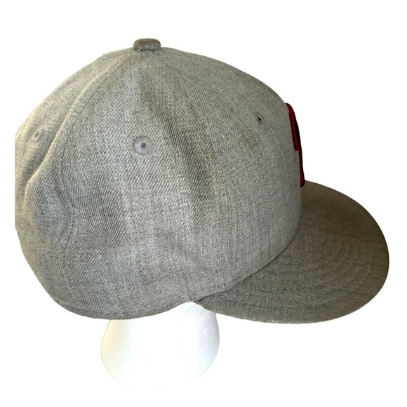 Philadelphia Phillies The Lounge 59Fifty Gray Fitted New Era Red P MLB Size 7 - Picture 8 of 11